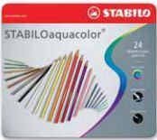 Kleurpotlood Aquacolor, 24 potloden