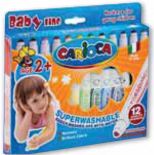 Viltstift Super Baby Washable, 12 stiften
