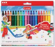 Viltstift Super Point, 20 stiften