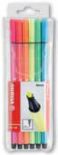 Viltstift Pen 68 Neon, 6 stiften