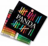 Oliepastel Panda, 12 stuks