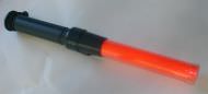 Lampe torche LED+bâton rouge 35 cm