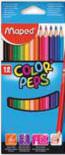 Driehoekig kleurpotlood Color'Peps, 12 potloden
