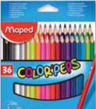 Driehoekig kleurpotlood Color'Peps, 36 potloden