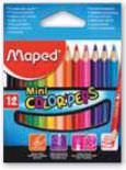 Driehoekig kleurpotlood Color'Peps, mini, 12 potloden